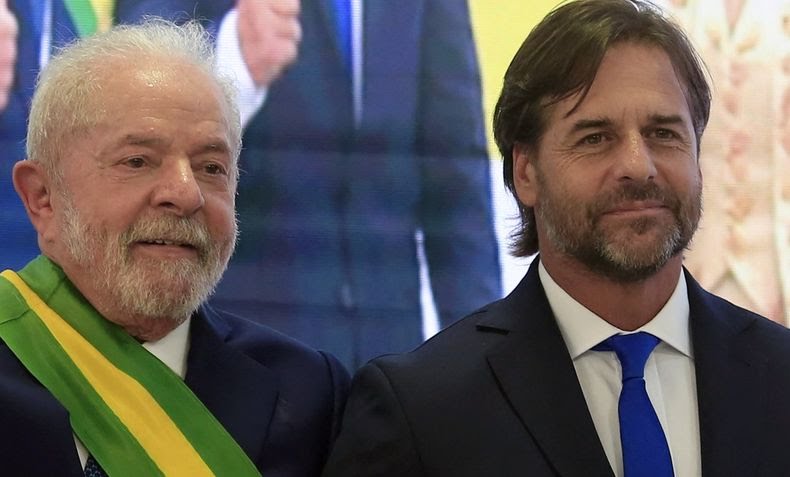 Mercosur será el tema central de la reunión  Lula con Lacalle Pou en Montevideo.