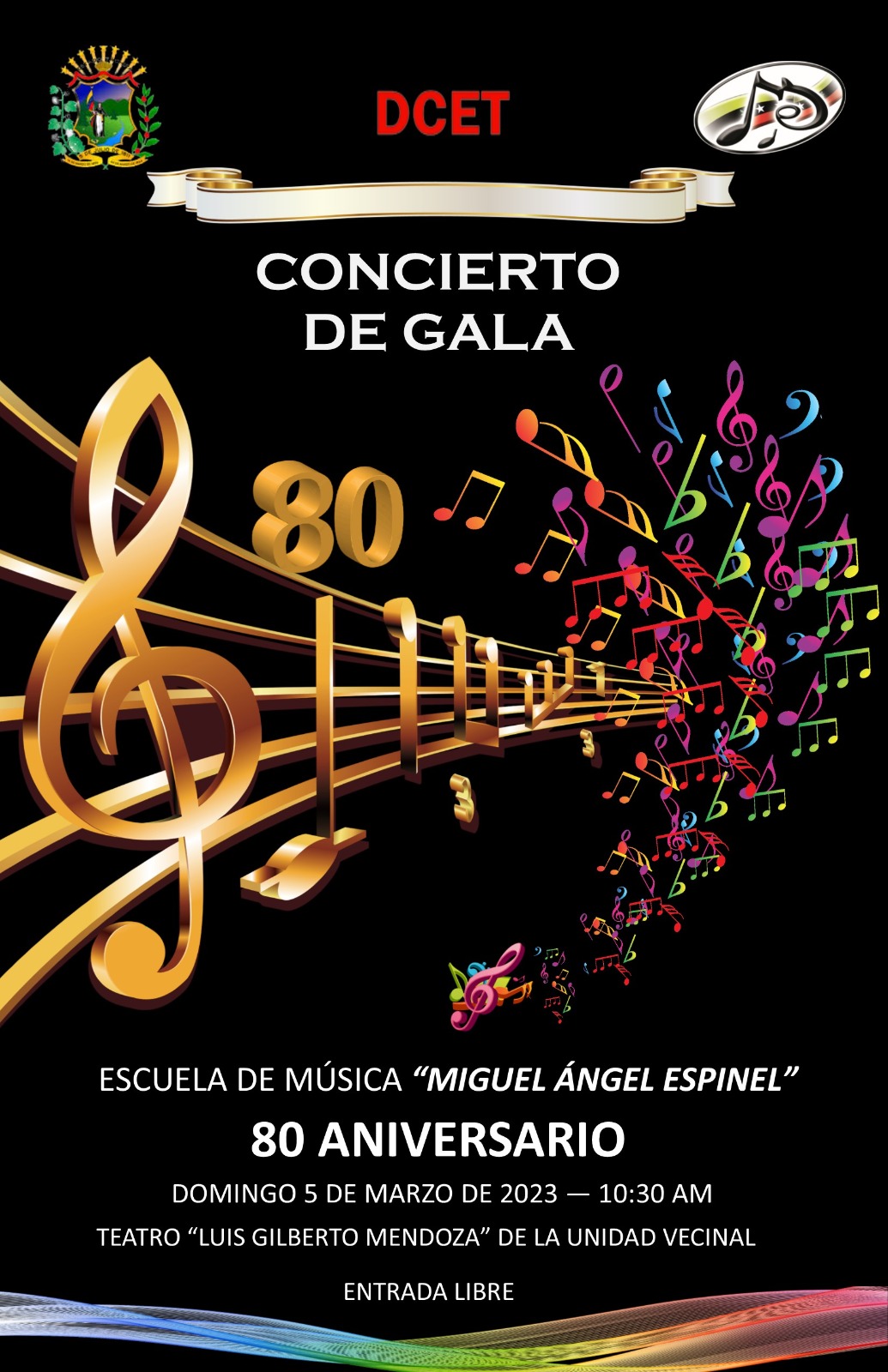 Escuela Miguel Angel Espinel celebrará sus 80 años este 5 de marzo en teatro Unidad Vecinal