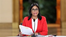 Vicepresidenta Delcy Rodríguez en 80 Asamblea de Fedecámaras, anunció que se fortalecerán los acuerdos binacionales.