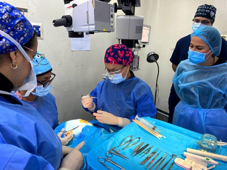 Niños con estrabismo visual fueron intervenidos por la Fundación de la Familia Tachirense, la Fundación Niño Simón y el HCS