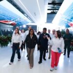 La presidenta encargada Delcy Rodríguez, inauguró este viernes el Centro Tecnológico y de Gestión de Datos de Hidrocarburos