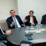 Román Maniglia se reúne con la banca privada: buscan avanzar en la modernización y digitalización del sistema tributario